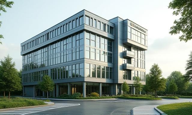 Exterior view of PrePayPower Solutions Ltd headquarters building in Manchester