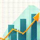 Predictive analytics icon with charts representing demand forecasting