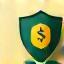 Icon of secure tokenized payments shield
